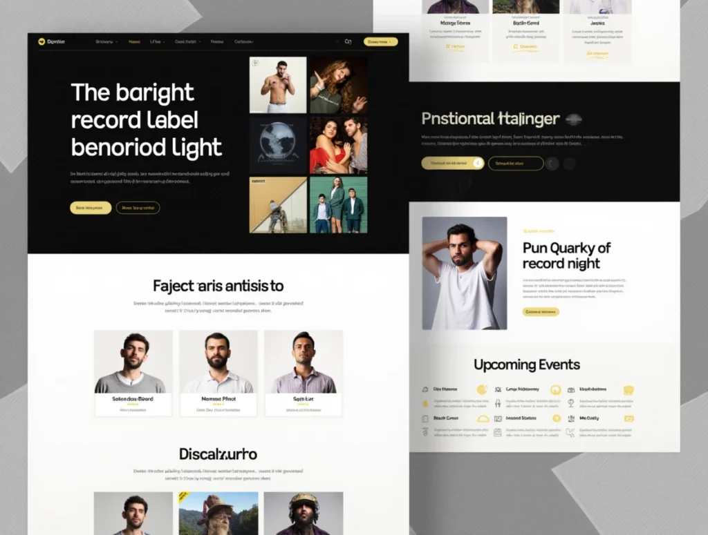 record label wordpress theme